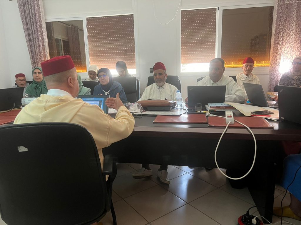 1fd2644a-552c-4bc8-82c5-a6abd1190548-1024x768 دورة تكوينية لفائدة هيئة تحرير وكتاب الموقع الإلكتروني للمجلس العلمي المحلي بتازة