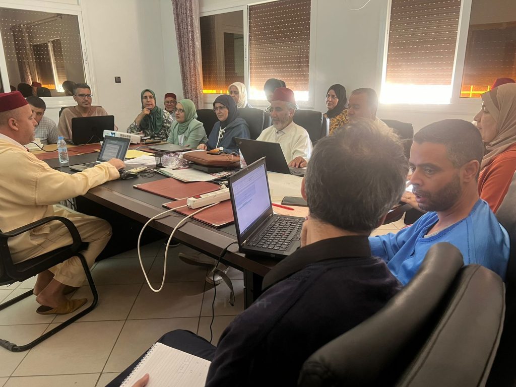 834bd98f-354c-47e3-b07f-046cd0e3db54-1024x768 دورة تكوينية لفائدة هيئة تحرير وكتاب الموقع الإلكتروني للمجلس العلمي المحلي بتازة