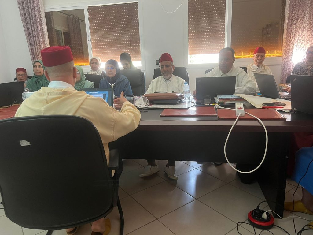 99de703a-50b5-466a-ba3c-d43149711116-1024x768 دورة تكوينية لفائدة هيئة تحرير وكتاب الموقع الإلكتروني للمجلس العلمي المحلي بتازة