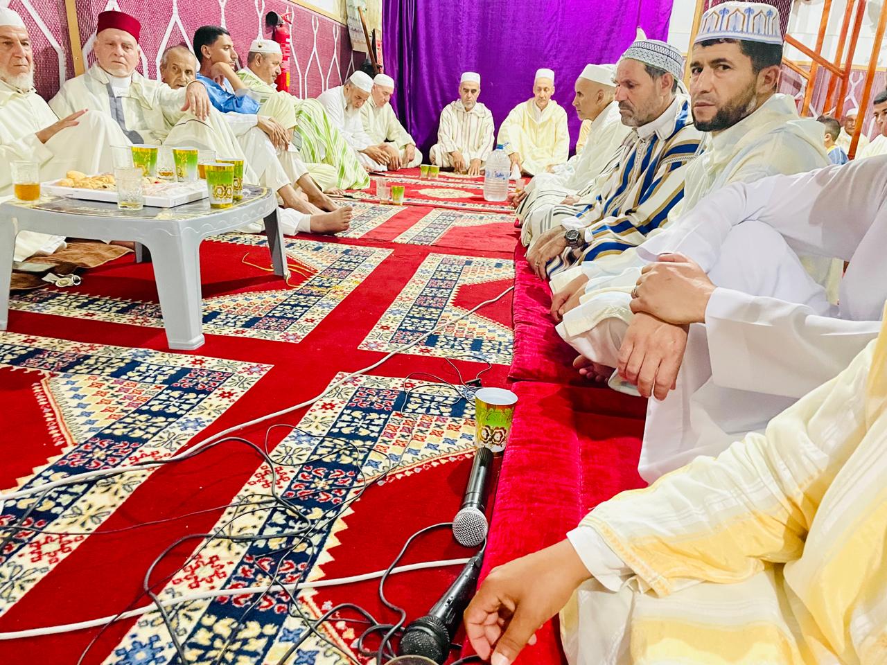 أمسية دينية تخليدا لذكرى المولد النبوي الشريف بالمسجد المركزي بجماعة بني فراسن