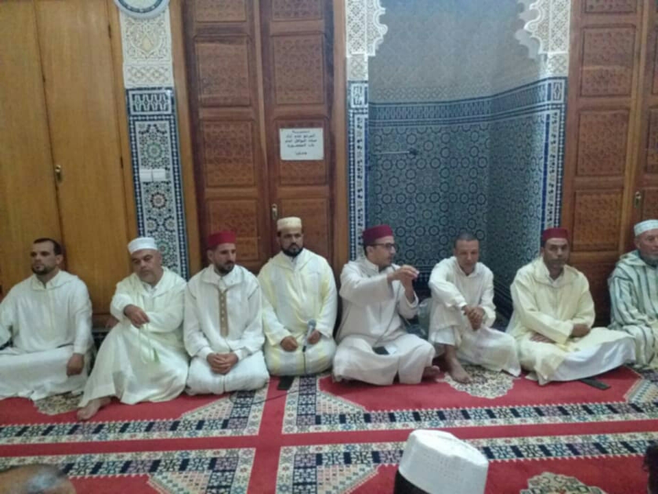 أمسية دينية بمناسبة ذكرى المولد النبوي الشريف  برحاب المسجد المركزي بجماعة أولاد ازباير