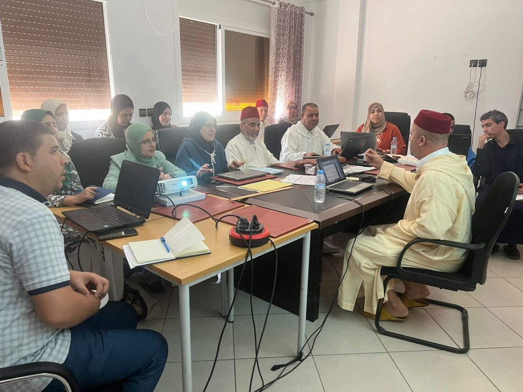 d7550b4f-b597-4ce7-a15c-c224e0930e36-1-1024x768 دورة تكوينية لفائدة هيئة تحرير وكتاب الموقع الإلكتروني للمجلس العلمي المحلي بتازة