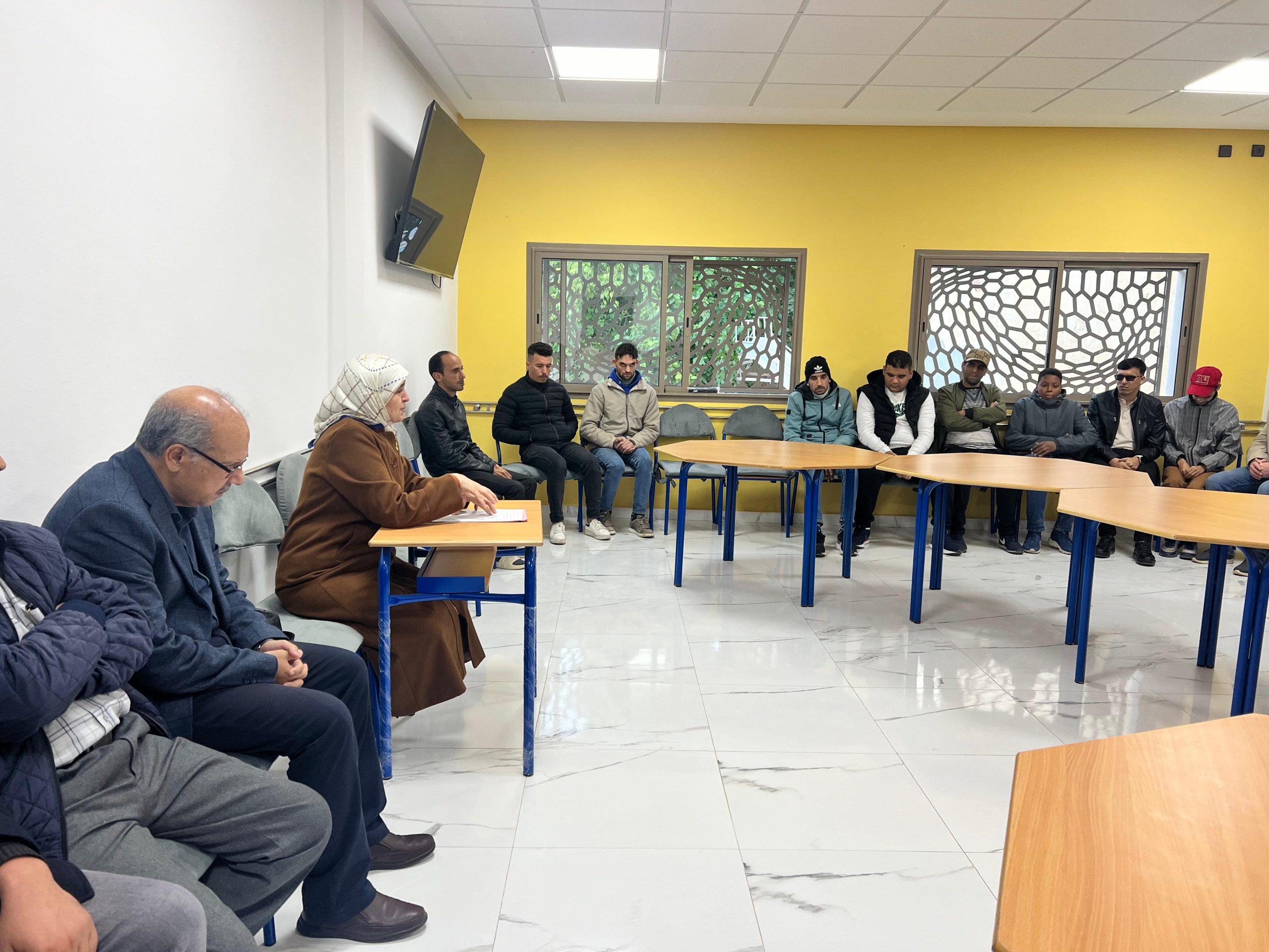 محاضرة في موضوع “علو الهمم يوصل إلى القمم”