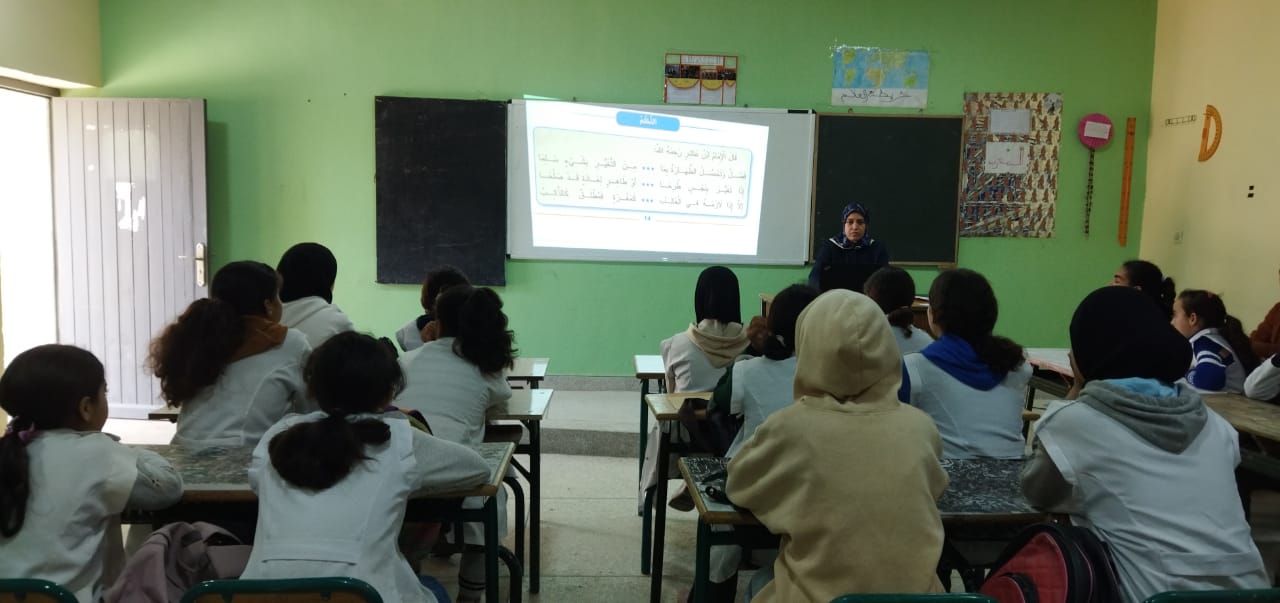 درس بعنوان : “مياه الطهارة وأحكامها” من خلال * المرشد المعين على الضروري من علوم الدين*