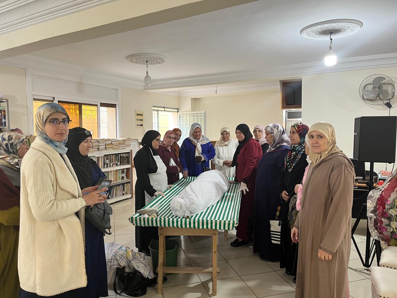 الدورة التكوينية الخاصة بتجهيز الميت “الحصة الأولى”