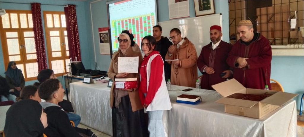 13-1-1024x461 مسابقة في الحديث النبوي الشريف بالثانوية الإعدادية ابن المقفع جماعة كلدمان (أقسام الجذوع المشتركة)