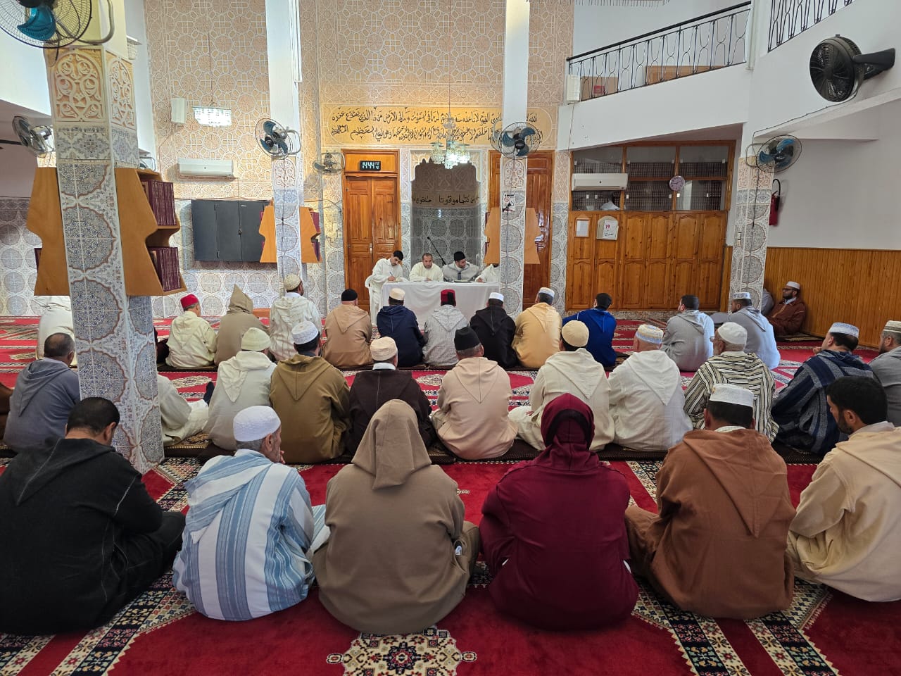 محمي: دورة تكوينية لفائدة الأئمة والخطباء والوعاظ بجماعتي وادي أمليل، وغياثة الغربية، في إطار التكوين المستمر للقيمين الدينيين، وتنزيل خطة تسديد التبليغ؛ من أجل تحقيق الحياة الطيبة.