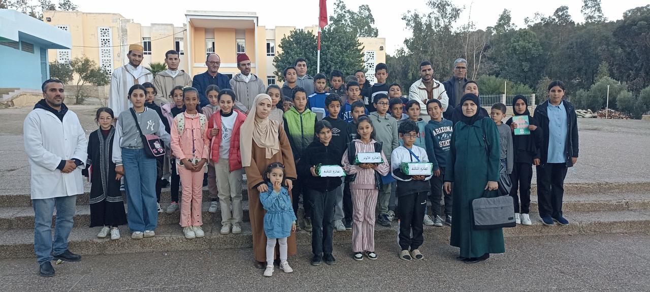 *** مسابقة في السيرة النبوية لفائدة تلاميذ وتلميذات مدرسة أكنول الابتدائية المركز .