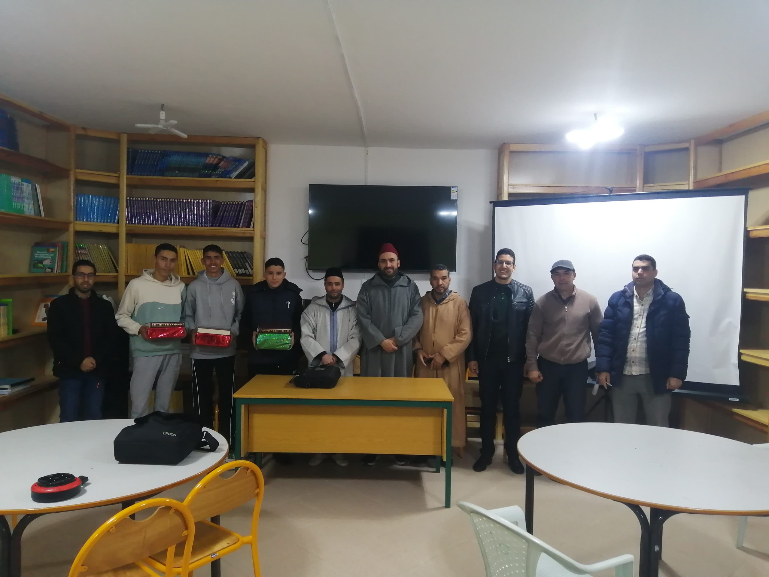 مسابقة ثقافية بثانوية تاهلة التأهيلية