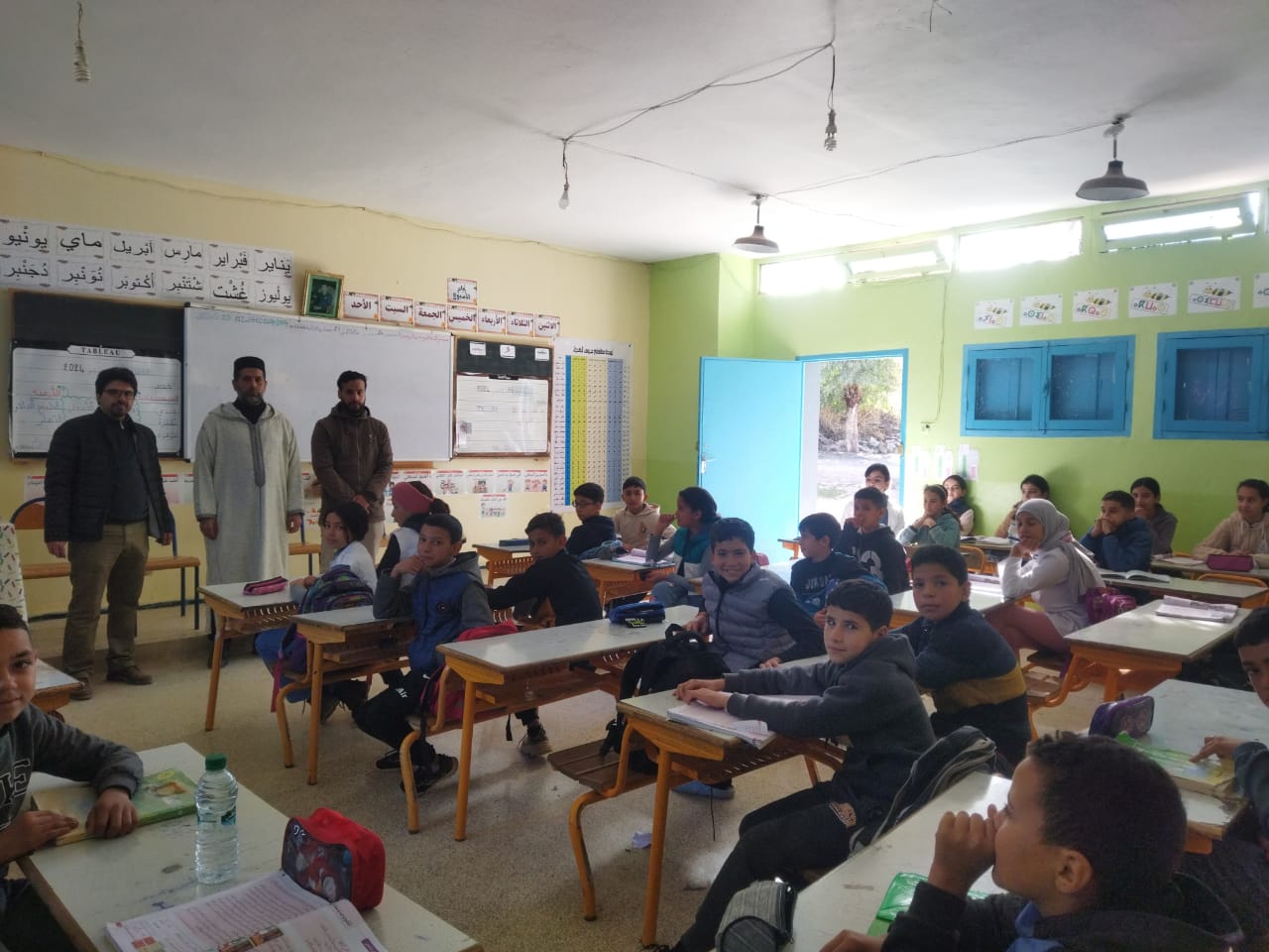 صبحية ثقافية لفائدة تلاميذ و تلميذات مجموعة مدارس أهل بودريس بجماعة بوشفاعة