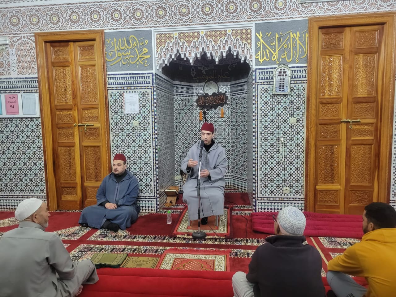 درس وعظي في موضوع : ” الحضّ على دفع الزَّكاة لمستحقِّيها والتَّحذير من تأخيرها أو منعها “.