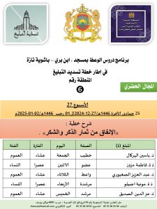 جداول-تسديد-التبلغ-تازة-الأسبوع-العشرون-عشر_page-0006-2-225x300 *** برنامج دروس تسديد التبليغ الخاص بمناطق التجريب : ( ‘ الأسبوع 27 ‘ ) .