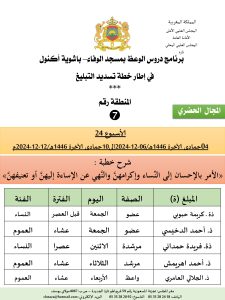 جداول-تسديد-التبلغ-تازة-الأسبوع-العشرون-عشر_page-0007-225x300 *** برنامج دروس تسديد التبليغ الخاص بمناطق التجريب : ( ‘ الأسبوع 24 ‘ ) .