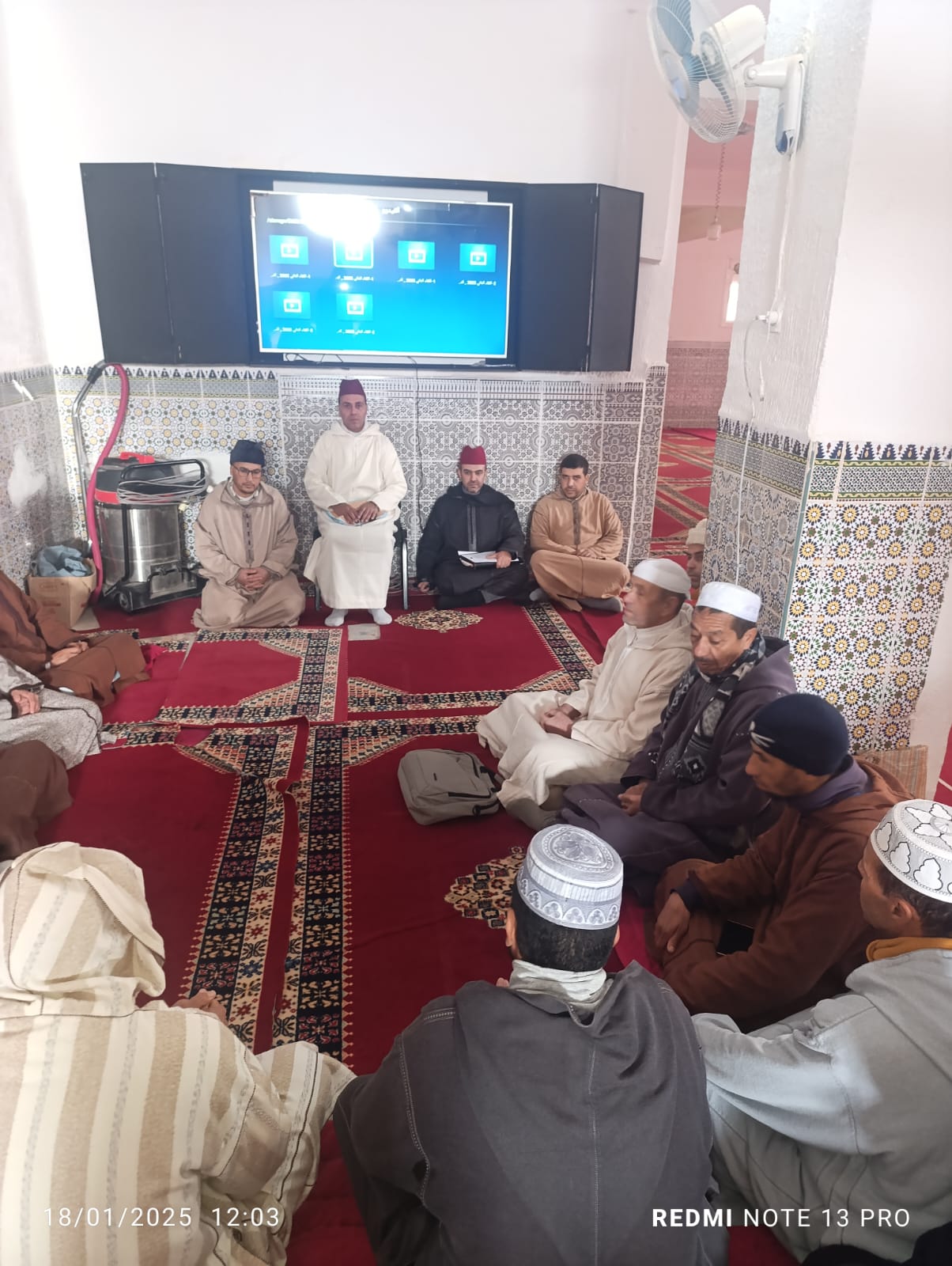 زيارة تفقدية لمتابعة دروس خطة ميثاق العلماء بالمسجد المركزي الزراردة