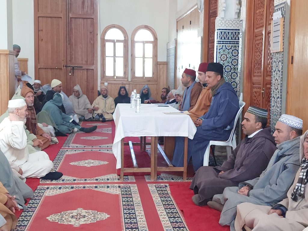 IMG-20250114-WA0062-1024x768 *** دورة تكوينية ثانية لفائدة الأئمة والخطباء بجماعة : “أولاد ازباير”  .