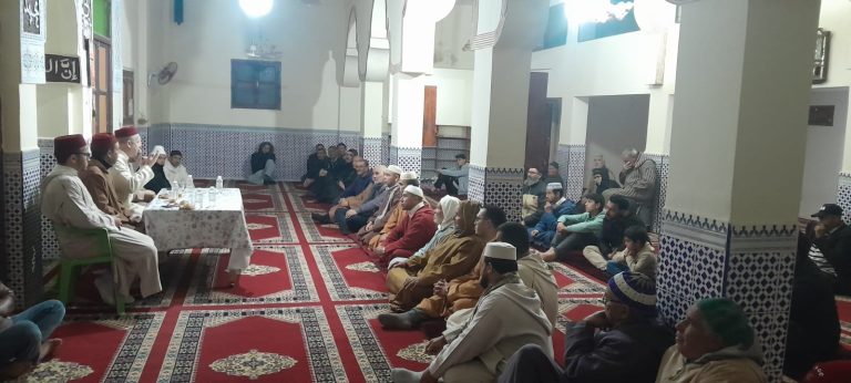 لقاء تواصلي تحسيسي مع ساكنة دوار أولاد بنطيطة بجماعة أولاد ازباير حول نظام الشرط في المساجد