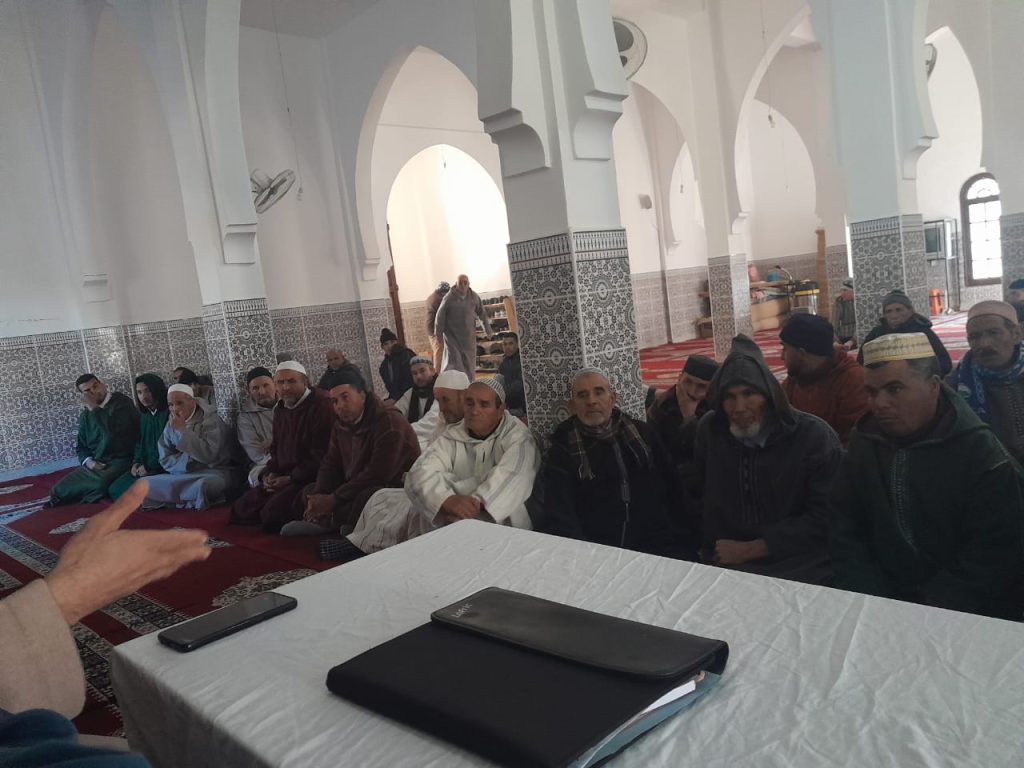 d4a8e639-d74e-455a-86e4-f68753295c46-1024x768 دورة تكوينية لفائدة الأئمة والخطباء  بجماعة (بني لنت)