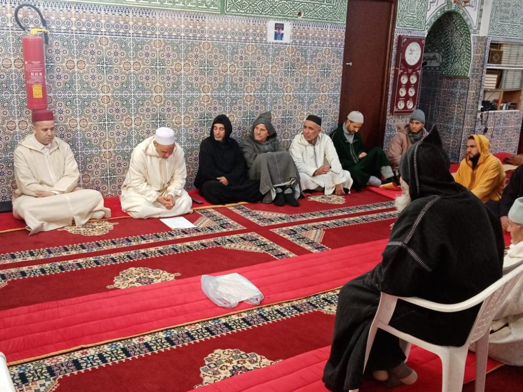 1-1024x768 زيارة تفقدية لمتابعة دروس ميثاق العلماء بمسجد مكناسة بني علي بجماعة مكناسة الغربية