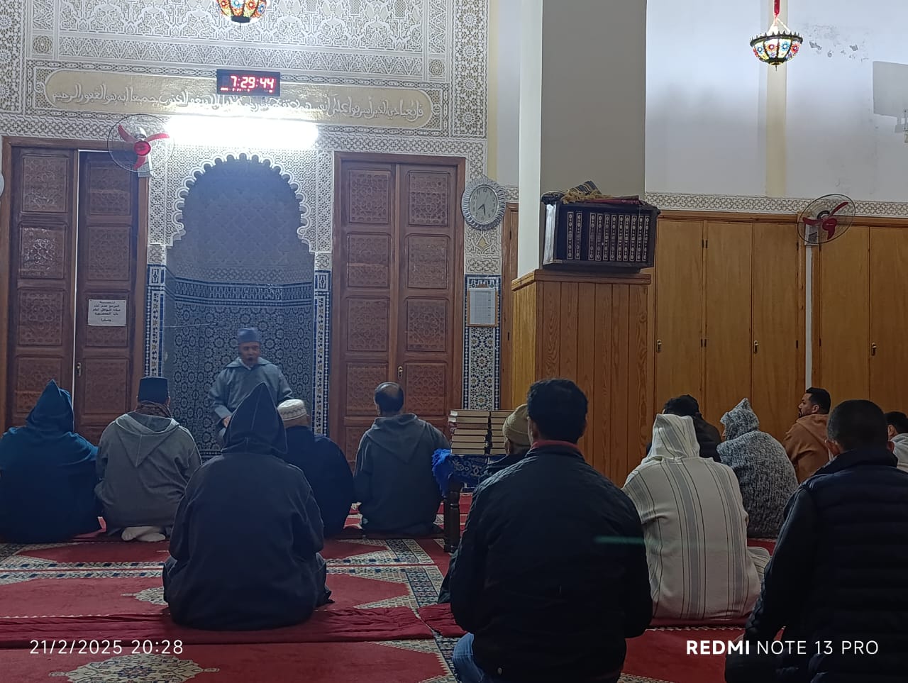 درس وعظي في موضوع “التوبة النصوح تزكية النفس وسبيل الحياة الطيبة”