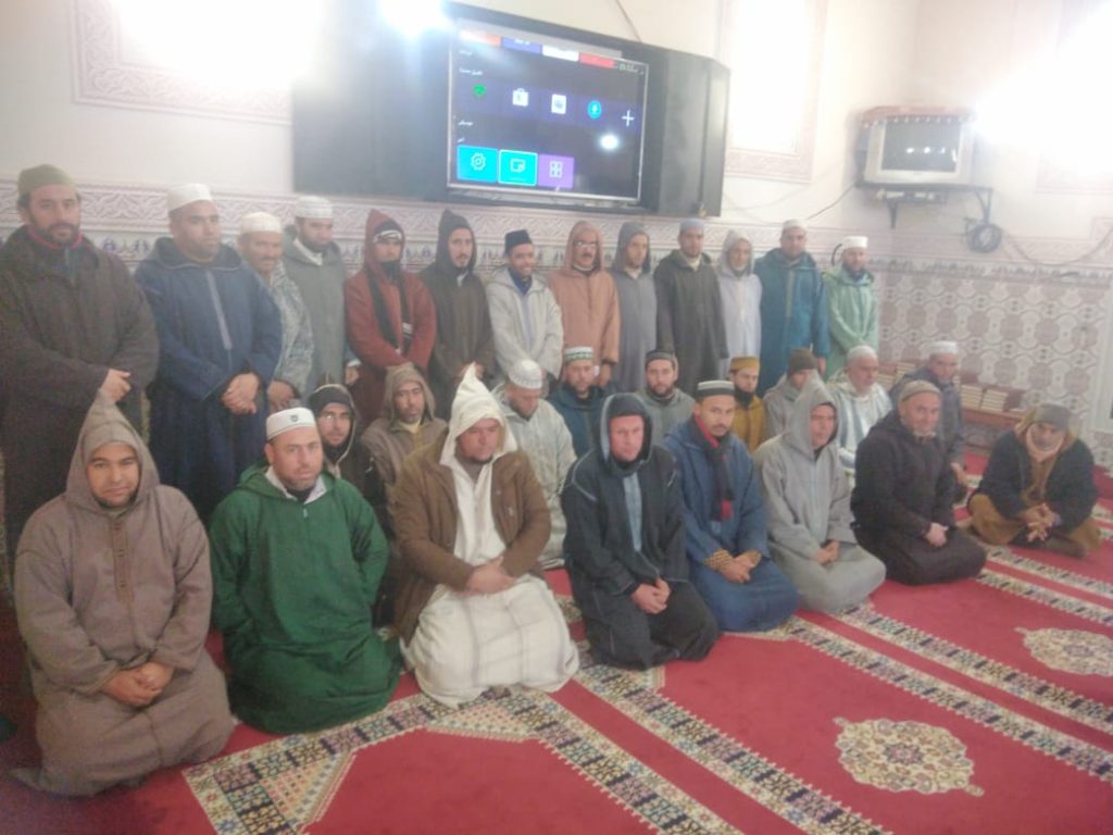 2d8ff107-c31c-4f4b-9cc8-54b9414cbb61-1024x768 زيارة تفقدية لمتابعة دروس ميثاق العلماء بالمسجد المركزي بجماعة بورد