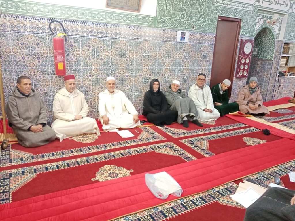 4-1024x768 زيارة تفقدية لمتابعة دروس ميثاق العلماء بمسجد مكناسة بني علي بجماعة مكناسة الغربية