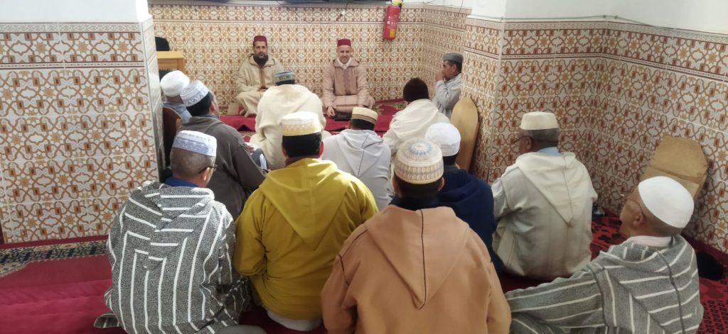4-2-1024x471 زيارة تفقدية لمتابعة دروس ميثاق العلماء بمسجد الموحدين جماعة بوشفاعة