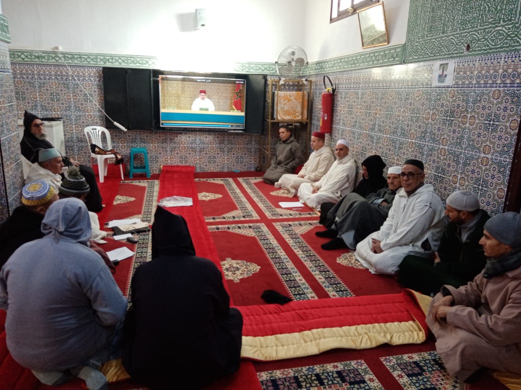 زيارة تفقدية لمتابعة دروس ميثاق العلماء بمسجد مكناسة بني علي بجماعة مكناسة الغربية