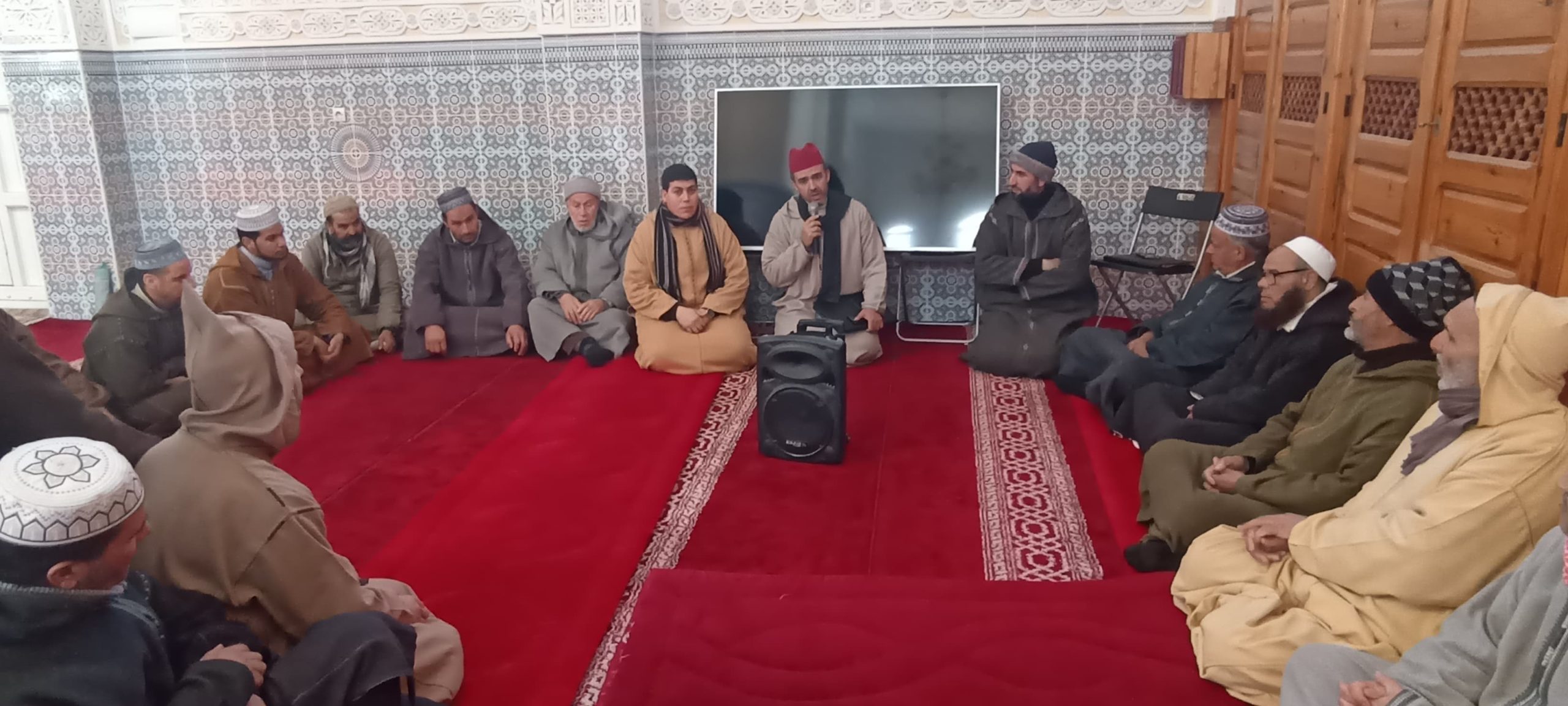 زيارة تفقدية لمتابعة دروس خطة ميثاق العلماء بمسجد الفتح أكنول