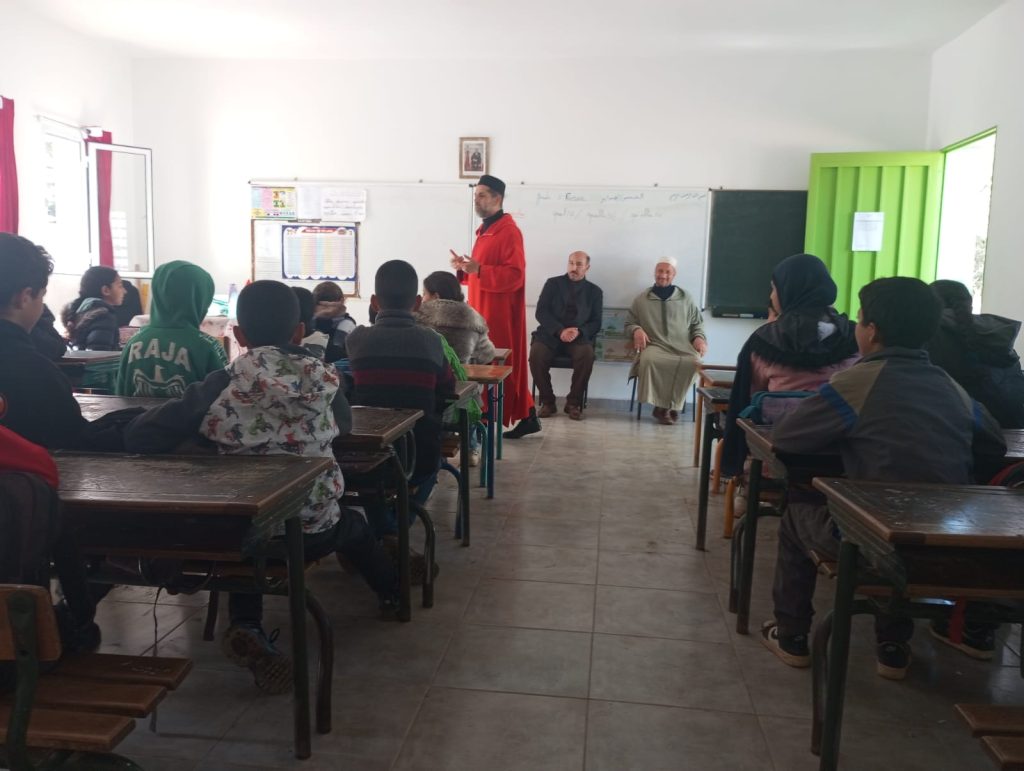 “صبحية ثقافية لفائدة تلاميذ و تلميذات مجموعة مدارس بني وردان بجماعة بوشفاعة”