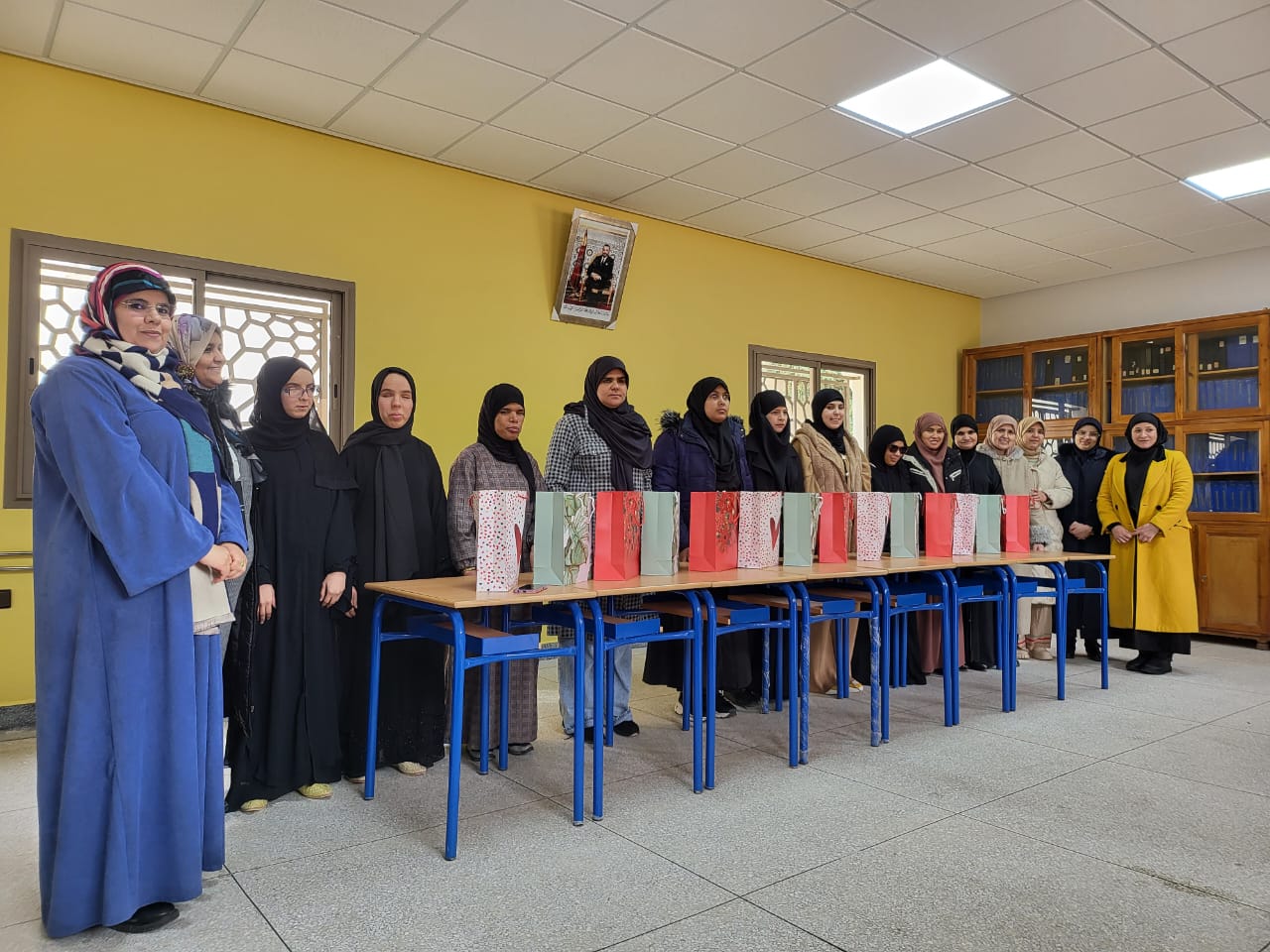 نشاط اجتماعي، توزيع هدايا العيد لفائدة مرتفقات عصبة برايل