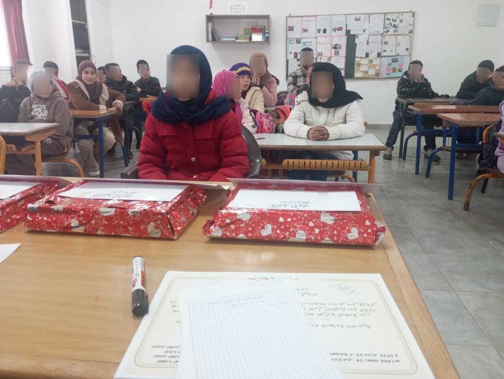 1000232911-1024x770 مسابقة قرٱنية لفائدة التلاميذ و التلميذات بمجموعة مدارس بني وردان بجماعة بوشفاعة