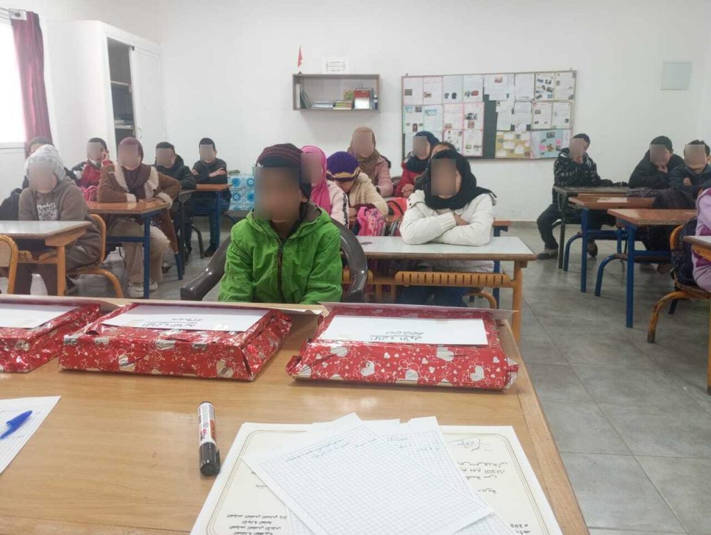 1000232914-1024x770 مسابقة قرٱنية لفائدة التلاميذ و التلميذات بمجموعة مدارس بني وردان بجماعة بوشفاعة