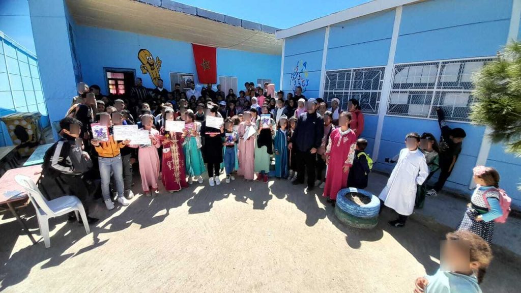 مسابقة قرٱنية لفائدة التلاميذ و التلميذات بمجموعة مدارس تفازة بجماعة بني فراسن