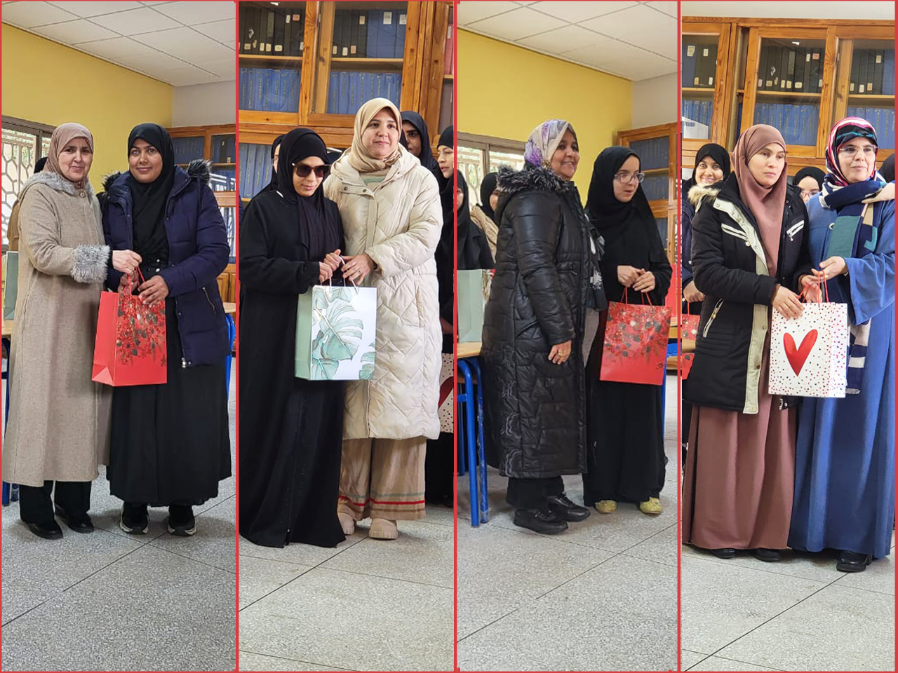 2-1 نشاط اجتماعي، توزيع هدايا العيد لفائدة مرتفقات عصبة برايل