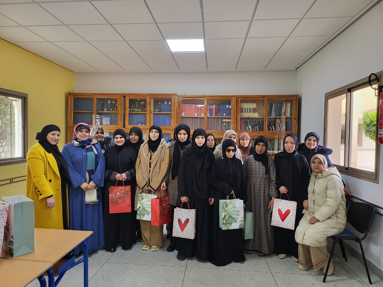 3-5 نشاط اجتماعي، توزيع هدايا العيد لفائدة مرتفقات عصبة برايل