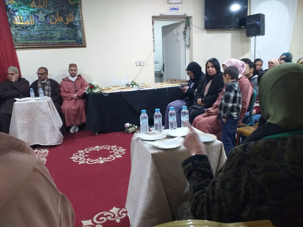 55e77185-59b7-4fef-9d79-c2ac69a66327-1024x768 أمسية دينية رمضانية لفائدة نزيلات جمعية تفعيل المبادرات بتازة.