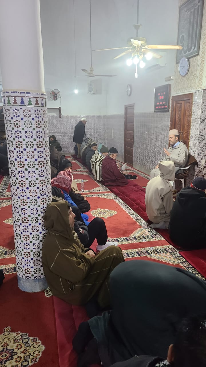 درس وعظي بعنوان : “أهمية الصيام في حفظ الجوارح وأداء الفرائض والنوافل”