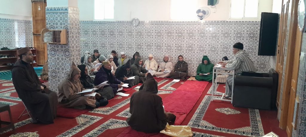 8cb3fe56-ef54-4050-86de-98635a9d16c7-1024x461 زيارة تفقدية لمتابعة دروس ميثاق العلماء بمسجد القلعة (رأس الماء) بجماعة باب بودير