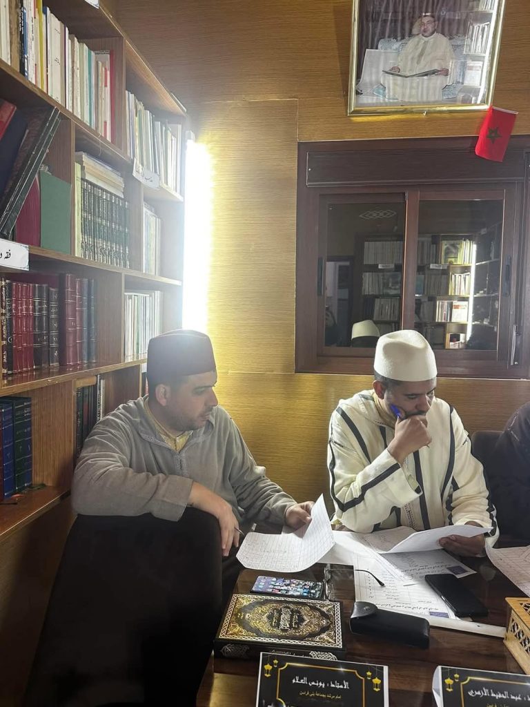 FB_IMG_1742310612169-768x1024 تحكيم مسابقة في تجويد القرٱن الكريم بجمعية أبي موسى الأشعري لتحفيظ القرآن الكريم