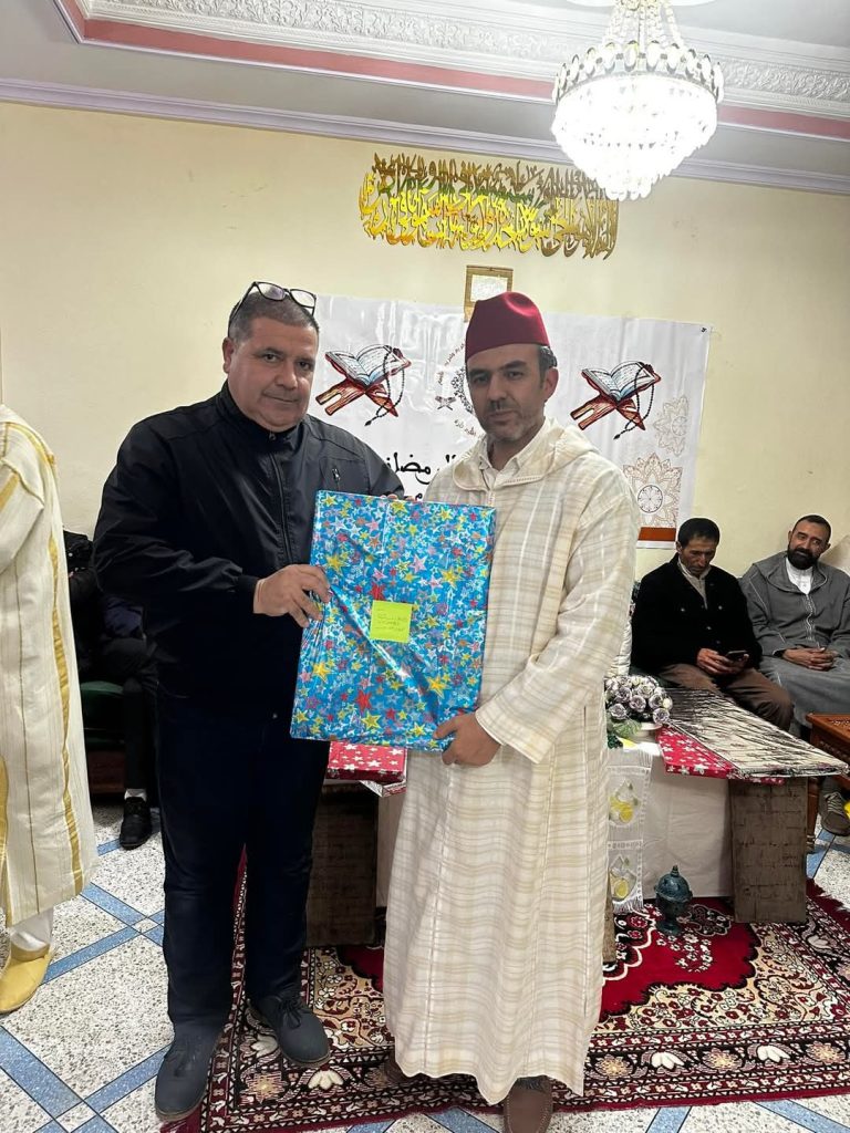 FB_IMG_1743290301718-768x1024 تحكيم مسابقة في حفظ وتجويد القرآن الكريم، مع حفل ختامي.