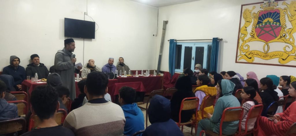 IMG-20250313-WA0008-1-1024x470 أمسية قرآنية بفضاء المؤسسة الإجتماعية دار الطالب والطالبة بجماعة بوشفاعة