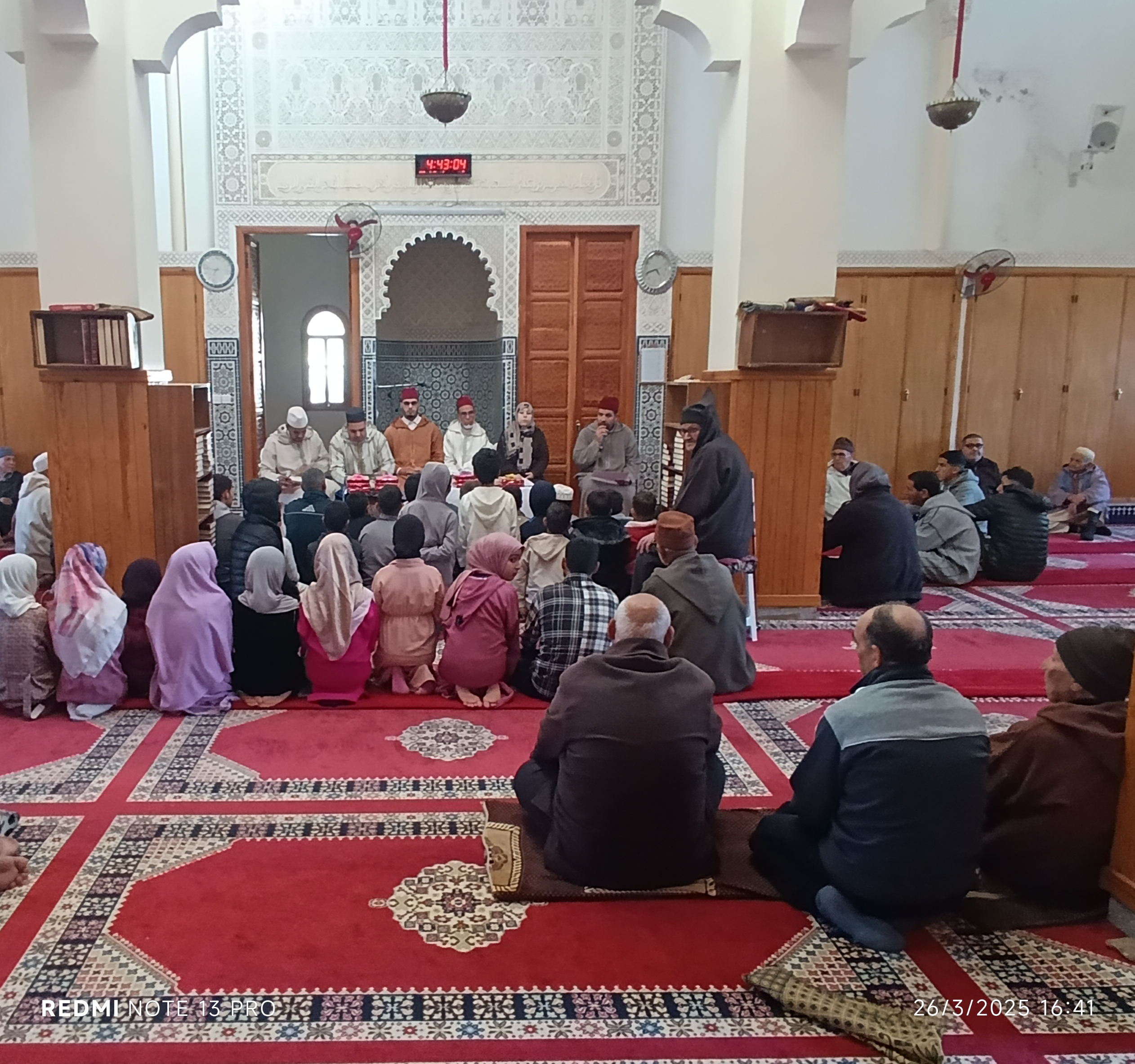 *** مسابقة في حفظ وتجويد القرآن الكريم لفائدة تلاميذ وتلميذات الكتاب القرآني التابع للمسجد المركزي “أولاد ازباير” .