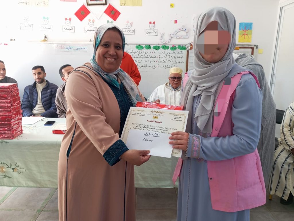 IMG_20250328_145454-1024x770 مسابقة قرٱنية لفائدة التلاميذ و التلميذات بمجموعة مدارس بوشفاعة