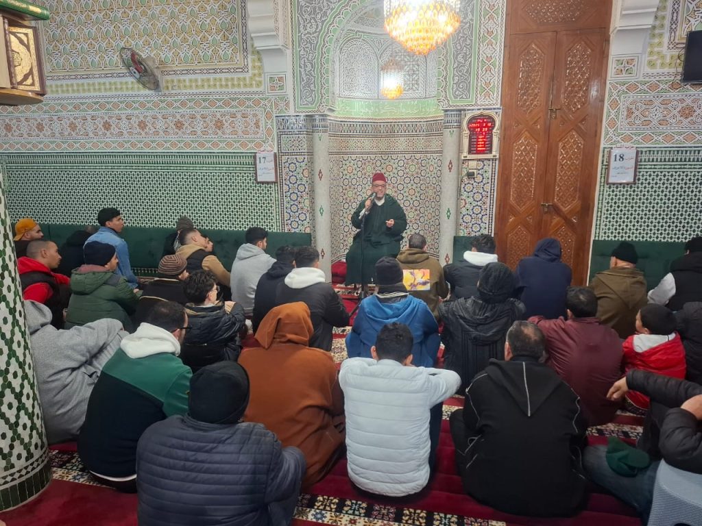 WhatsApp-Image-2025-03-11-at-15.04.36-1024x768 درس وعظي بعنوان "استحضار قدسية كلام الله تعالى وأثره على الاستقامة وتحقيق الحياة الطيبة" من تقديم السيد رئيس المجلس العلمي المحلي بتازة الأستاذ بنعمر لخصاصي