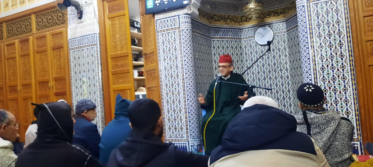 محاضرة بعنوان “حاجتنا إلى ذكر الله” قدمها السيد رئيس المجلس العلمي المحلي بتازة ذ. بنعمر لخصاصي