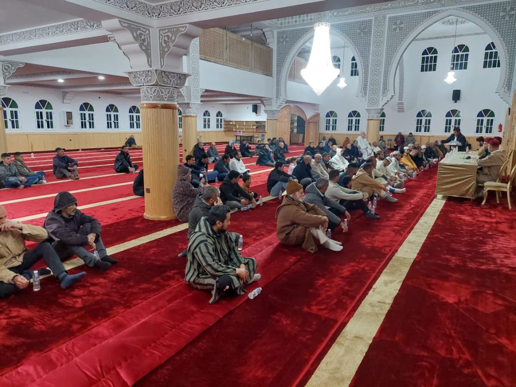 c5fb910d-fc31-4bd2-ad91-08a4be7befa5-1024x768 أمسية دينية رمضانية بمسجد عائشة أم المؤمنين بالجماعة القروية سيدي علي بورقبة بإقليم تازة