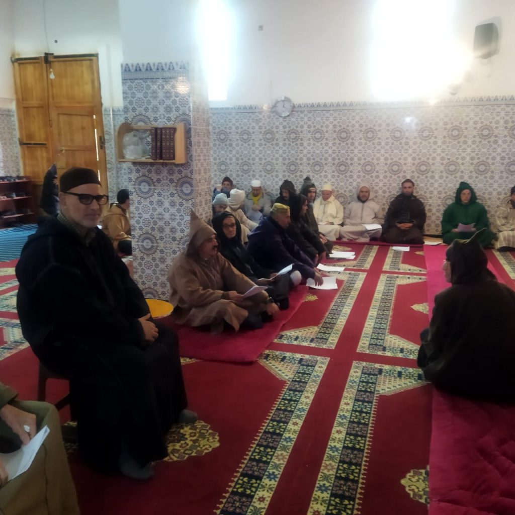 f06b766a-b866-4a2a-aaa6-97f0e26d59e8-1024x1024 زيارة تفقدية لمتابعة دروس ميثاق العلماء بمسجد القلعة (رأس الماء) بجماعة باب بودير