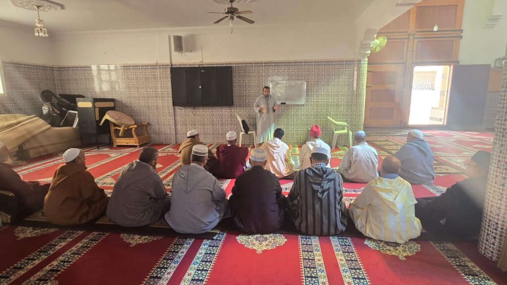 IMG-20250515-WA0008-1024x576 دورة تكوينية لفائدة المؤذنين بباشوية وادي أمليل و جزء من جماعة غياثة الغربية.