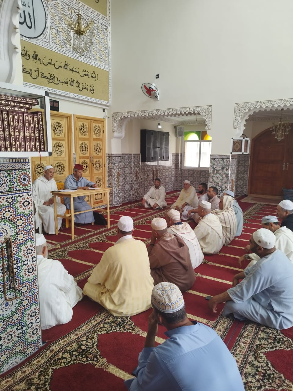 دورة تكوينية لفائدة السادة المؤذنين بجزء من جماعة بني فراسن