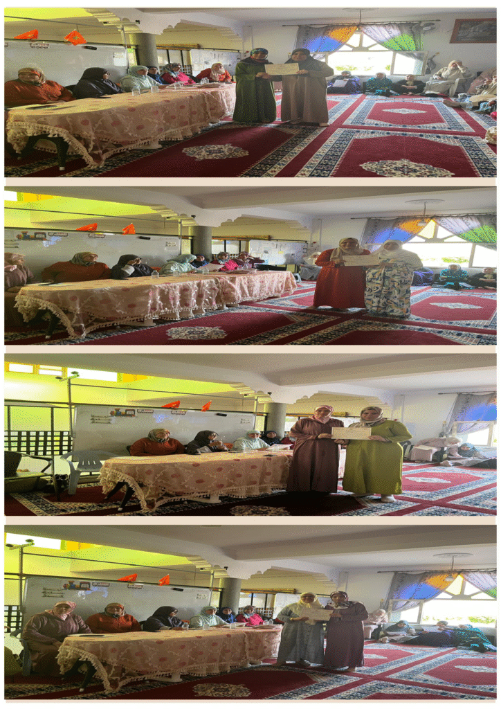 4-724x1024 حفل تكريم وتتويج  المستفيدات من الدورات التكوينية في " تجهيز الميت"